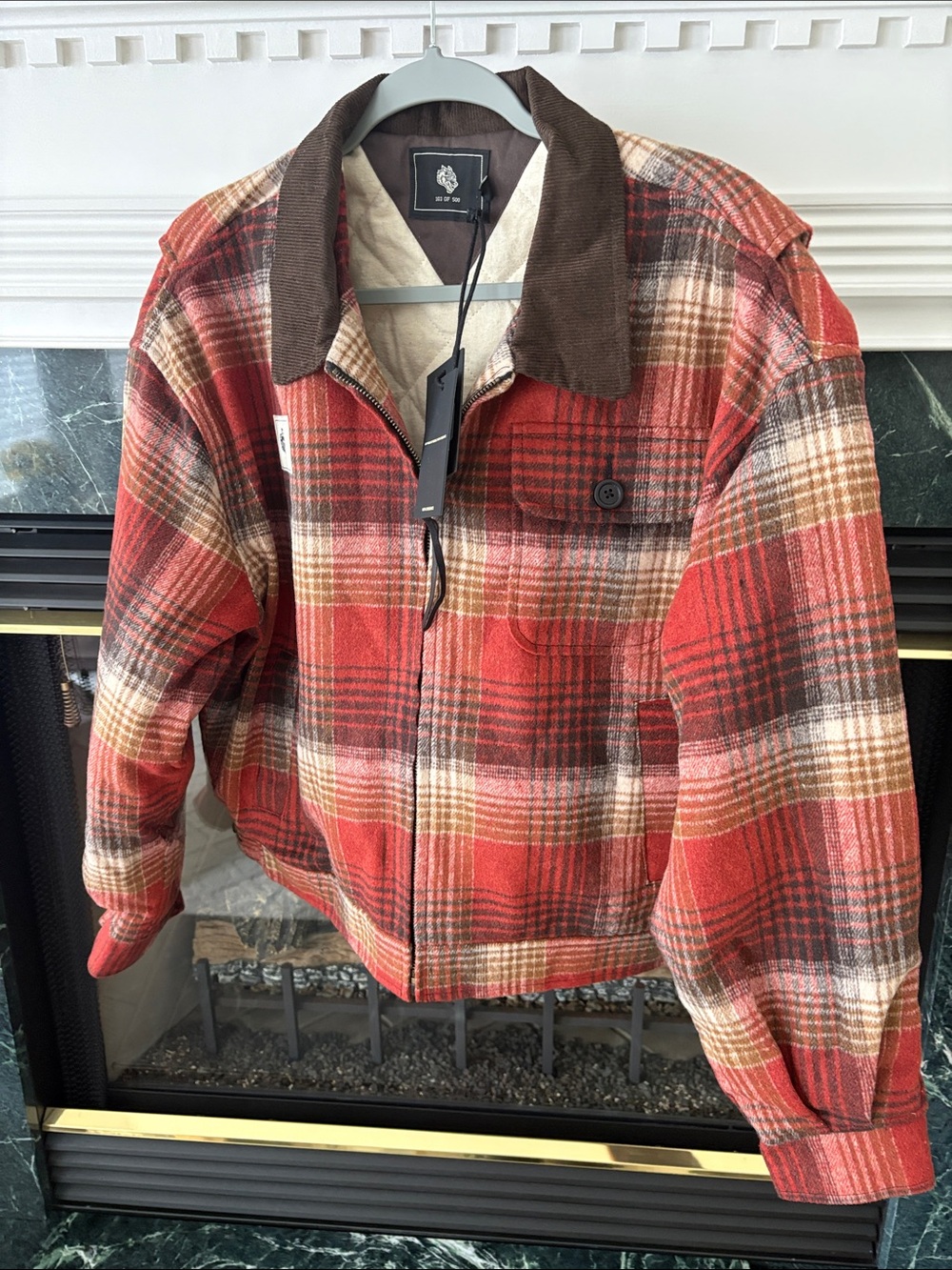 Darc Sport Wolf Head Logan Jacket - Brimstone Plaid